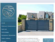 Tablet Screenshot of mionsportail.com